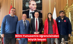 Bilim Yunusemre öğrencisinden büyük başarı