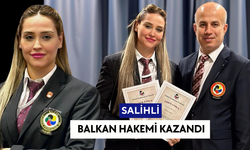 Salihlili genç karate hakemi Deniz Ürkmez, Balkan hakemliğine terfi etti