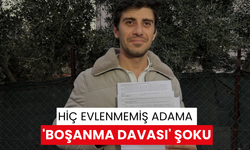 Hiç evlenmemiş adama 'boşanma davası' şoku