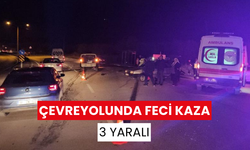 Çevreyolunda feci kaza: 3 yaralı