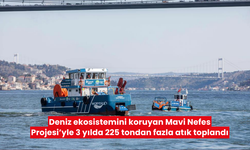 Deniz ekosistemini koruyan Mavi Nefes Projesi’yle 3 yılda 225 tondan fazla atık toplandı