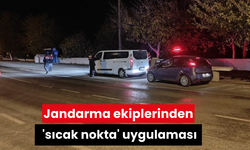 Jandarma ekiplerinden 'sıcak nokta' uygulaması