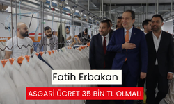 Fatih Erbakan: Asgari ücret 35 bin TL olmalı