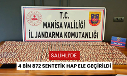 Salihli’de uyuşturucu operasyonu: 4 bin 872 sentetik hap ele geçirildi