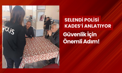 Selendi polisinden örnek hareket... KADES bilinci yayılıyor