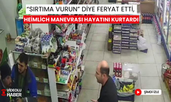 Nefessiz kaldı ‘Sırtıma vurun’ dedi, Heimlich manevrası ile hayata tutundu