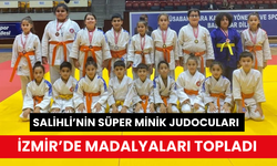 Salihli’nin Süper Minik Judocuları, İzmir’de 9 madalya kazandı