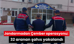 Jandarmadan Çember operasyonu: 32 aranan şahıs yakalandı