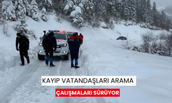 Kayıp vatandaşları arama çalışmaları sürüyor