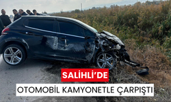 Salihli-Alaşehir yolunda kaza: 1 yaralı