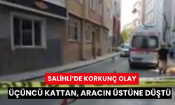 Salihli’de 22 yaşındaki genç, 3.kattan düştü