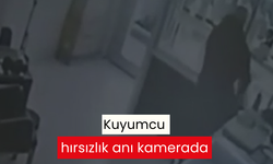 Kuyumcu hırsızlık anı kamerada