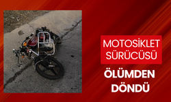 Motosiklet ile otomobil çarpıştı: 1 ağır yaralı