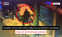 Cadde ortasında ateş edip husumetlisini yaraladı, olay anı kameraya yansıdı