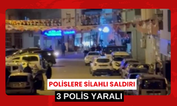 Kavga ihbarına giden polis ekiplerine bir kişi tarafından açılan ateş sonucu 3 polis yaralandı