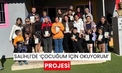 Salihli’de ‘Çocuğum için okuyorum’ projesi