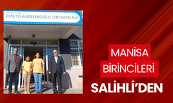 Salihlili öğrenciler il birincisi oldu