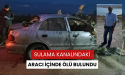 Kayıp emekli polis memuru sulama kanalındaki aracı içinde ölü bulundu