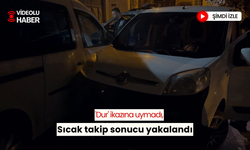 'Dur' ikazına uymayan sürücü sıcak takip sonucu yakalandı