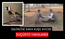 Salihli’de saka kuşu avcısı suçüstü yakalandı