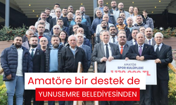 Amatöre bir destek de Yunusemre Belediyesinden