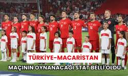 A Milli Futbol Takımı'nın, Macaristan ile İstanbul'da oynayacağı stat belli oldu