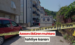 Azasını öldüren muhtara tahliye kararı