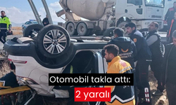 Otomobil takla attı: 2 yaralı