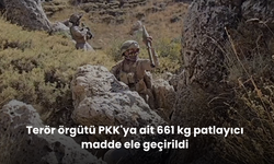 Terör örgütü PKK'ya ait 661 kg patlayıcı madde ele geçirildi