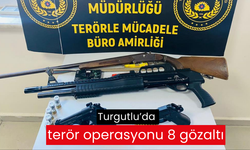 Turgutlu’da terör operasyonu 8 gözaltı