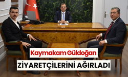 Salihli Kaymakamı Güldoğan, ziyaretçilerini ağırladı