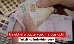 Emeklilere pazar yardımı başladı! Taksit halinde ödenecek