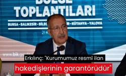 BİK Genel Müdürü Erkılınç: Kurumumuz resmî ilan hakedişlerinin garantörüdür