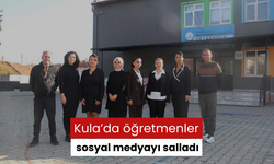 Kula’da öğretmenler yaptıkları video kliple sosyal medyayı salladı