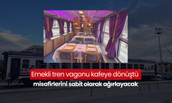 Eski tren vagonu kafeye dönüşerek yeni bir yaşam başlatıyor