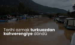 Muğla’nın sakin kentlerinden Akyaka, son yağışlarla renk değiştirdi