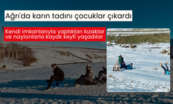 Ağrı'da karın tadını çocuklar çıkardı