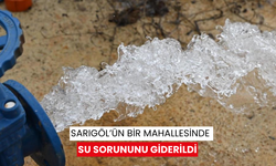 Sarıgöl’ün bir mahallesinde su sorununu giderildi