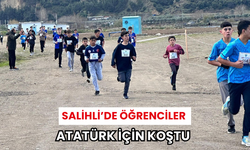 Salihli’de 200 öğrenci Atatürk için koştu