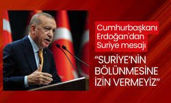 Cumhurbaşkanı Erdoğan'dan Suriye mesajı: Terör örgütlerinin başı ezilecek