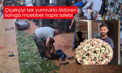 Çiçekçiyi tek yumrukla öldüren sanığa müebbet hapis talebi