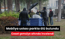 Bir adam parkta ölü bulundu: Cinayet büro ekipleri yağmur altında çalışmalarını sürdürdü