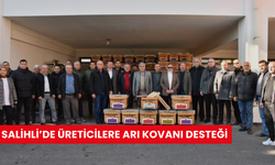 Salihli’de üreticilere arı kovanı desteği... 2 bin kovan üreticiyle buluştu