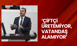 ‘Çiftçi üretemiyor, vatandaş alamıyor’