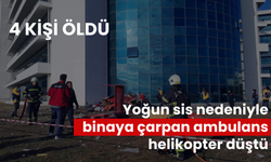 Hastane bahçesine düşen helikopterde facia: 4 can kaybı