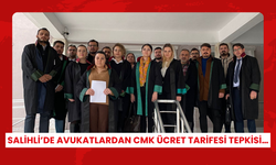 Salihli’de avukatlardan CMK ücret tarifesi tepkisi…