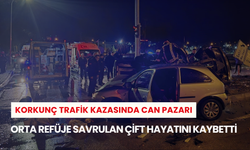 Korkunç trafik kazasında can pazarı: Orta refüje savrulan karı koca hayatını kaybetti