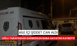 Aile içi şiddet can aldı: Oğlu tarafından darbedilen baba hayatını kaybetti