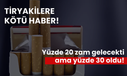 Tiryakilere kötü haber! Yüzde 20 zam gelecekti ama yüzde 30 oldu! 3 Ocak'ta sigaradan alkole kadar fiyatlar değişiyor