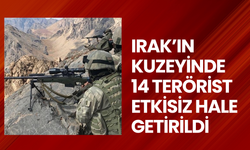 Milli Savunma Bakanlığı: 14 PKK’lı Terörist Irak’ın kuzeyinde etkisiz hale getirildi